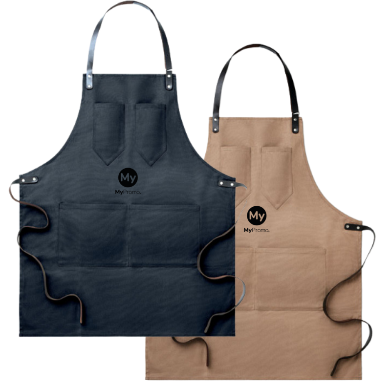 2 Grembiuli Da Cucina In Tela Impermeabile Con Tasche - Regolabili, Unisex, Per Chef E Giardinaggio - 3